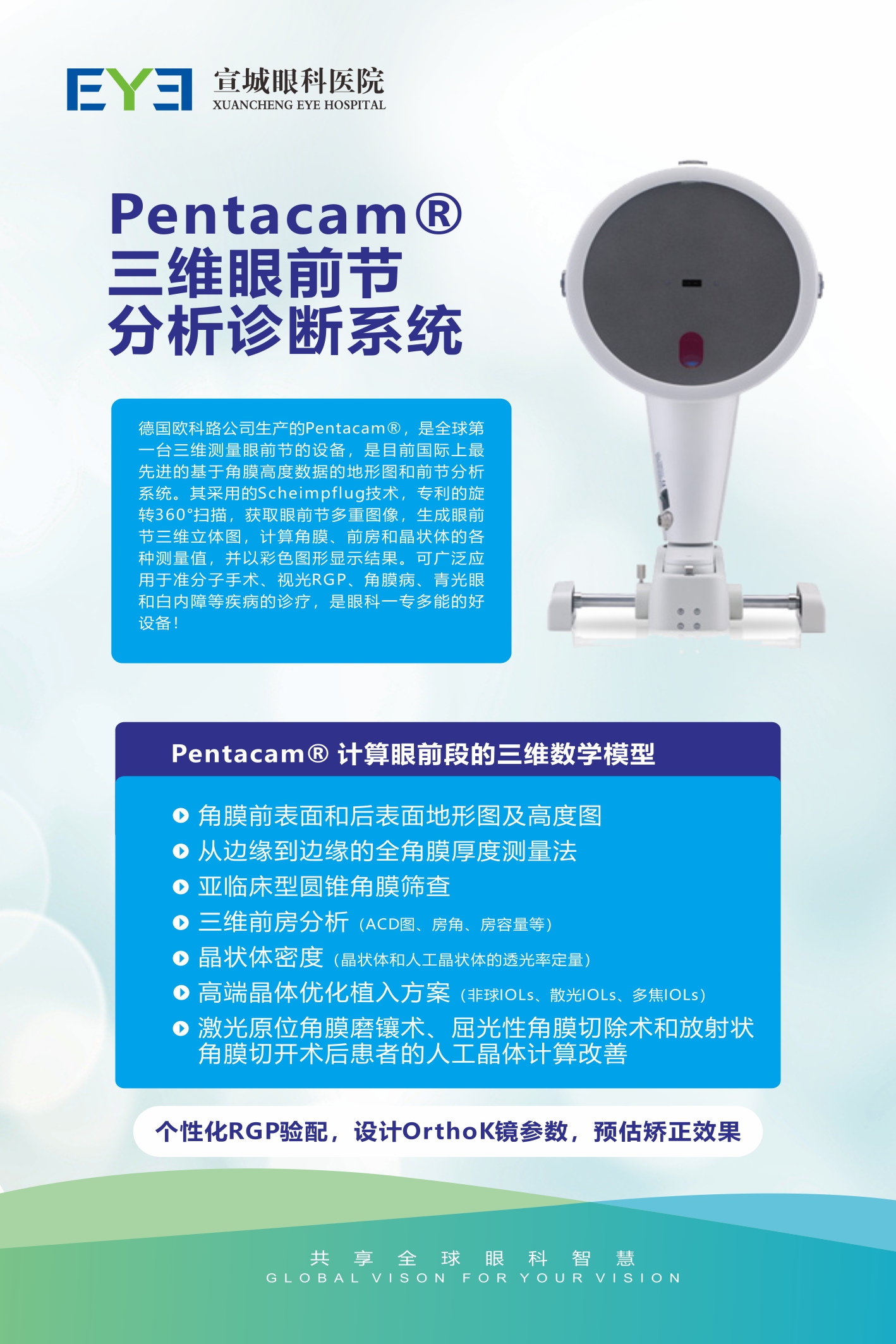 Pentacam三維眼前節系統 Pentacam三維眼前節系統